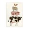 Stupell Industries Barnyard Buds Stacked Animals Wall Plaque Art